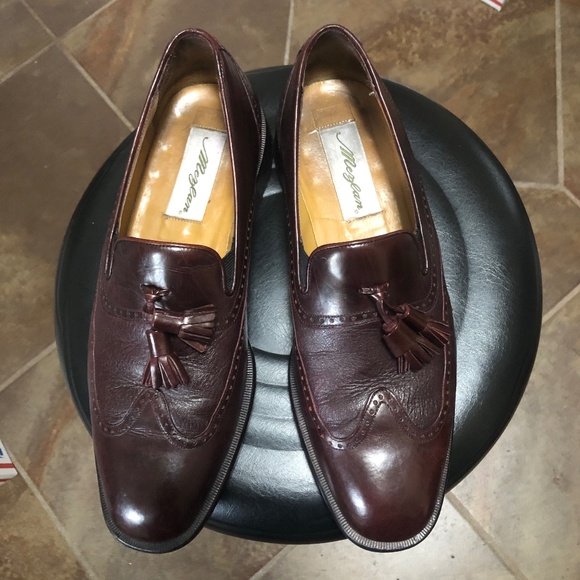 Mezlan Burgundy Tassel Slip On - 50
